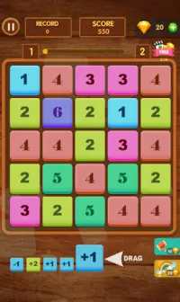 Merge Numbers - Merge Block Puzzle Game Screen Shot 1