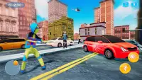 Stickman Rope Hero 2021 - Flying Hero Crime City Screen Shot 3