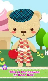 Cute Bear Fashion Dress & Play Screen Shot 0