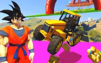 Super heroes Tractor Simulator Stunts Screen Shot 1
