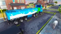 Milk Tanker -  US Truck Games Screen Shot 2