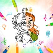 princess coloring book for girls