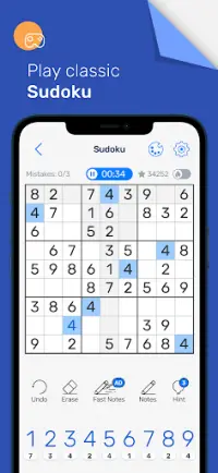 Sudoku - Numbers Puzzle Game Screen Shot 0