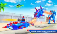 ataque tubarão robô transformar robô jogos tubarão Screen Shot 0