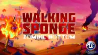 Zombie Bottom - Walking Sponge games (Sponge-Bob) Screen Shot 0