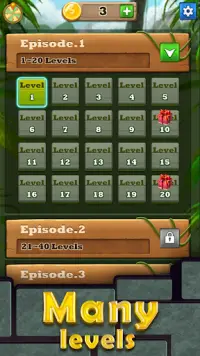 Jungle Adventure Blast: Free Match 3 Gem Puzzle Screen Shot 3