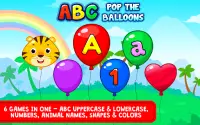 Balloon Pop : Preschool Toddlers Games for kids Screen Shot 0