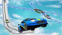 Shortcut Car Stunt: American Car Driving Simulator Screen Shot 1