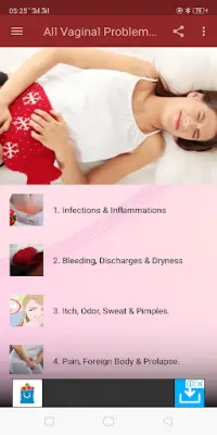 All Vaginal Problems & Solutions Screen Shot 1