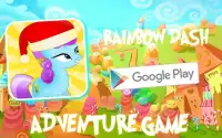 Rainbow christmas💕 Adventure Dash Screen Shot 1