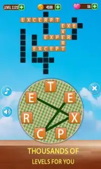 Word Connect Crossword - Free Offline Word Games Screen Shot 2