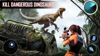 jogos offline de tiro dinosaur Screen Shot 2