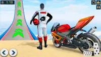बाइक स्टंट रेसिंग : बाइक खेल Screen Shot 5