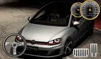 City Driving Volkswagen Golf Parking Screen Shot 1