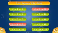 Multiplication and Division Tables. Training. Screen Shot 3