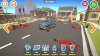 Zombie Cars Crush: Driver Game Screen Shot 1