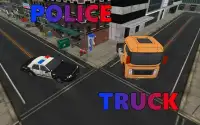 Police Truck Simulator Traffic Screen Shot 0