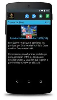 Copa America 2016 En Vivo Screen Shot 1