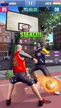 3D Basketbol atışı Screen Shot 0