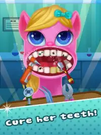 Kleines Einhorn-Pony-Zahnarzt-Simulator-Abenteuer Screen Shot 5