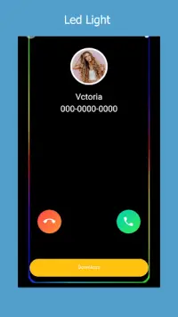 Color Call Flash - Call Themes Screen Shot 2