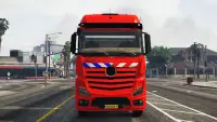 Euro Truck Driver Cargo Jeu de simulateur réel Screen Shot 5