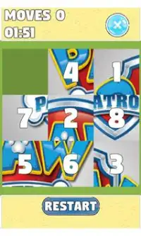 Puzzle for : Paw Patrol Sliding Puzzle Screen Shot 1