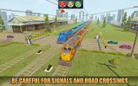 Indian Train Racing Simulator Pro: Train game 2019 Screen Shot 4