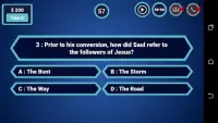 Bible Trivia Quiz Game - Biblical Quiz Screen Shot 2