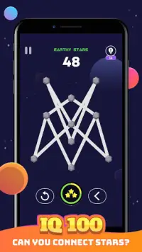 Star2Star - One Stroke Brain Puzzle Game Screen Shot 1