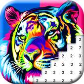 Animals Color by Number: Animal Pixel Art
