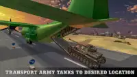 US Army Cargo Plane Tank Transporter Games Screen Shot 0