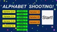 Alphabet Shooting Screen Shot 1
