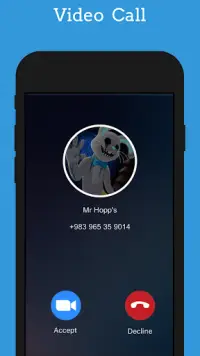 Fake call for Mr hopp's Video Call 2022 Screen Shot 0