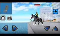 rodeo simulador cavalo polícia Screen Shot 0