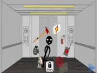 Stickman Escape Lift 2 : Funny Escape Simulation Screen Shot 7