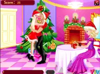 Christmas Princess Kissing - Kiss Games For Girls Screen Shot 1