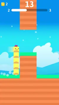 Stacky Bird：オフラインで楽しめるゲーム Screen Shot 1