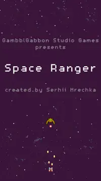 Space Ranger 2D: Pixel Shooter Old School FREE Screen Shot 0