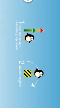 Pinguin springen spel Screen Shot 1