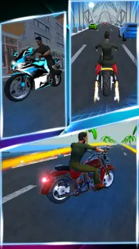 Racing Moto 3D Screen Shot 2