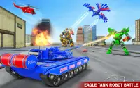 Tank Robot Game 2020 – Police Eagle Robot Car Game Screen Shot 0