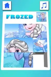 Frozen Puzzle Screen Shot 1