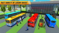 City Coach Bus Driving Games Screen Shot 8