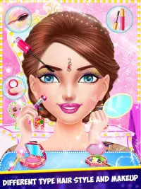 Indian Girl Wedding Makeup Game Screen Shot 0