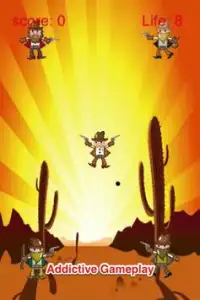 Batalha Cowboy: Tiro Deserto Screen Shot 1