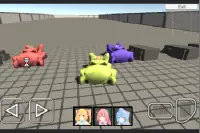 3キャラ操作する3Dレースゲーム Screen Shot 0