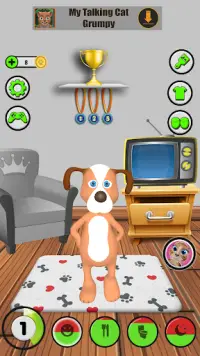 My Talking Dog Buddy - Virtual Pet Game Screen Shot 1