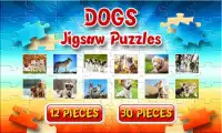 Dog Jigsaw Puzzles Brain Games for Kids Free Screen Shot 0