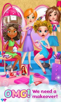 Crazy Hair Salon-Girl Makeover Screen Shot 1